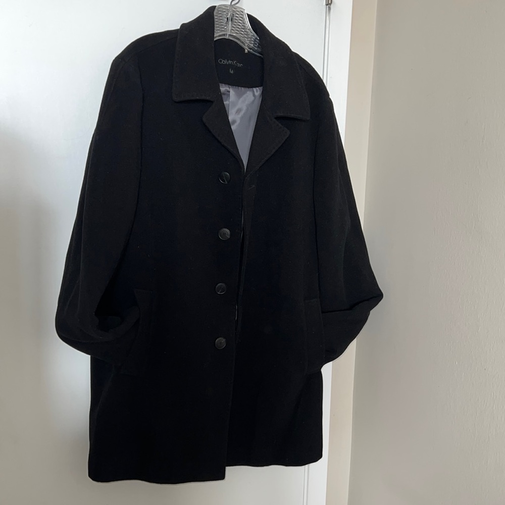 Men’s Calvin Klein wool coat. Size M